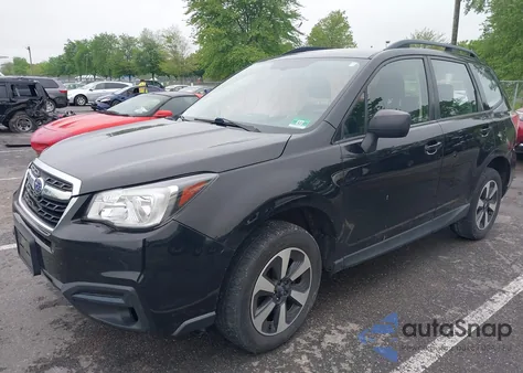 2017 Subaru Forester 2.5I z USA, uszkodzony, nr VIN JF2SJABC4HH504195